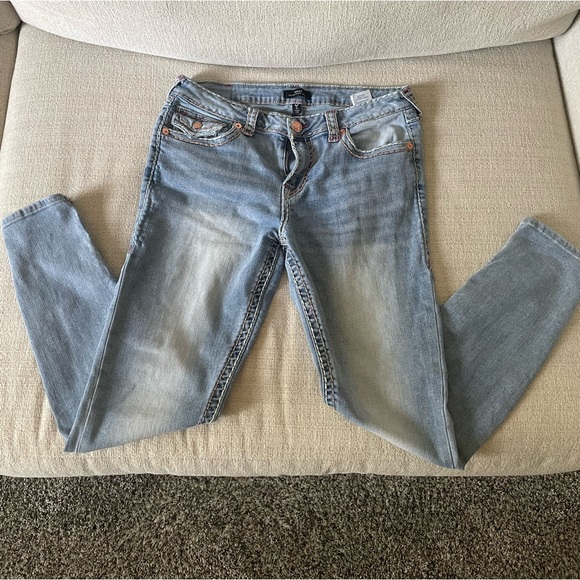 True Religion Light Blue Skinny Jeans size 30 - Picture 1 of 4